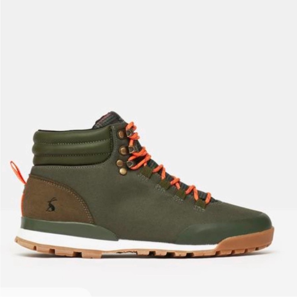 NEW Joules Chedworth Waterproof Hiker Boots Khaki Green